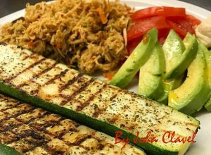 zuchini con pollo